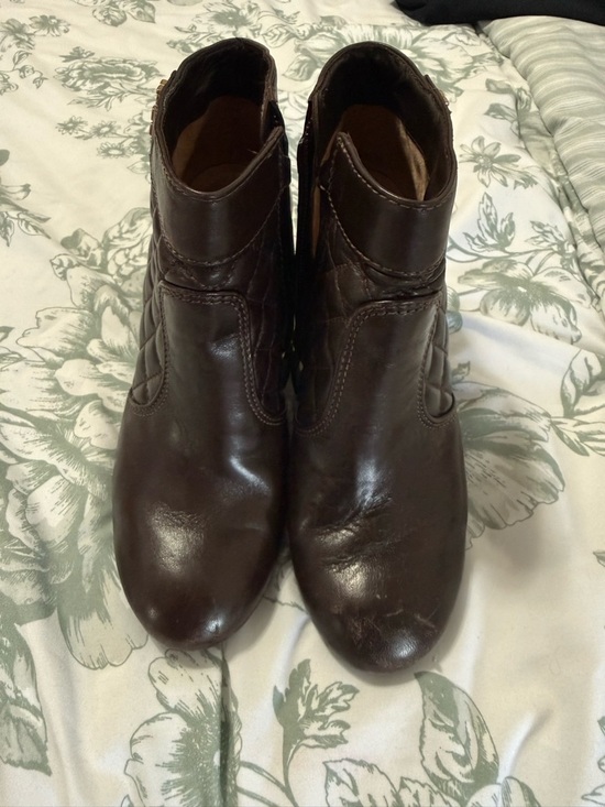 Tory Burch Shoes - Tory Burch Brown Leather Ankle Booties